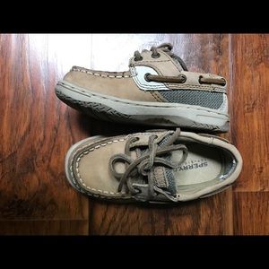 Toddler boy Speery shoes.